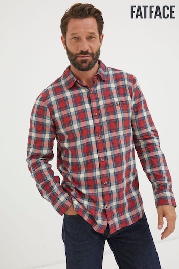 FatFace Red Nevis Check Shirt (N11126) | £49.50