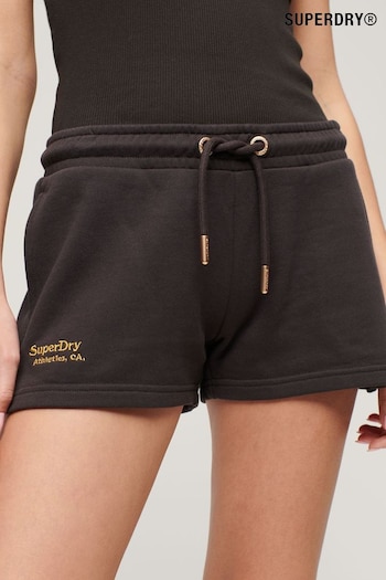 Superdry Black Essential Logo Shorts (N11252) | £45
