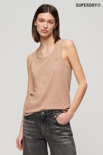 Superdry Cream Scoop Neck Tank (N11265) | £20