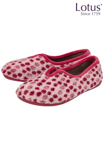 Lotus Pink Mule Shoe Slippers (N11419) | £35