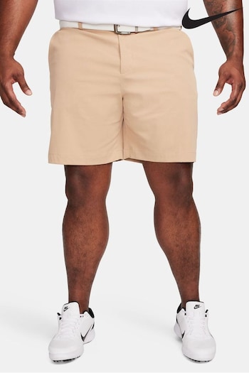 Nike blue Brown Tour 8 inch Chino Golf Shorts (N11522) | £60