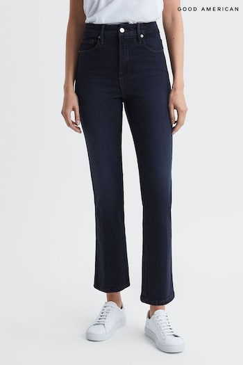 Good American Soft Tech Straight Leg Jeans (N11561) | £158