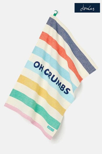 Joules Multi 'Oh Crumbs' Tea Towel (N12078) | £10