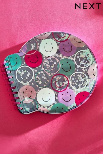 Iridescent Smiley Faces A5 Lined Notebook (N12134) | £6