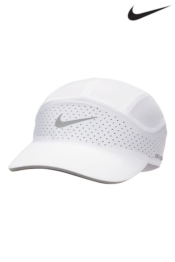 Nike White Dri-FIT Fly Unstructured Reflective Cap Anderson (N12279) | £28