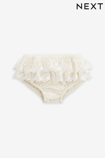 Shorts Baby Lace Frill Knickers (0mths-2yrs) (N12691) | £7