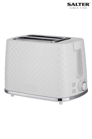 Salter White Glacier 2 Slice Toaster (N12706) | £30