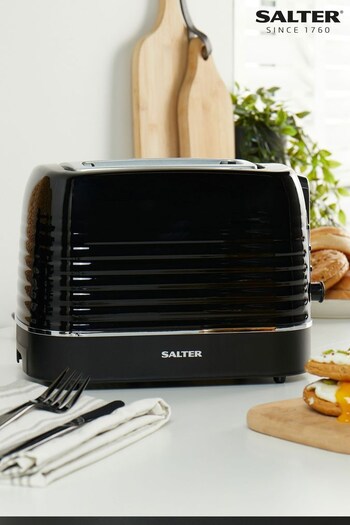 Salter Black Oscuro 2 Slice Toaster (N12731) | £30