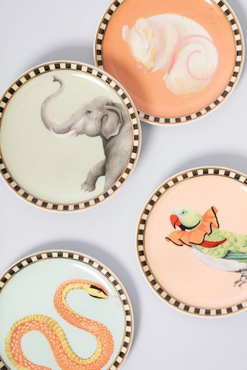 Yvonne Ellen Set of 4 Ceramic Animals Coasters (N12759) | £25