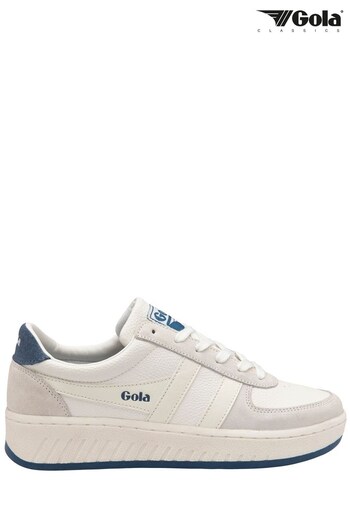 Gola White Ladies Grandslam '88 Lace-Up Trainers (N12850) | £85