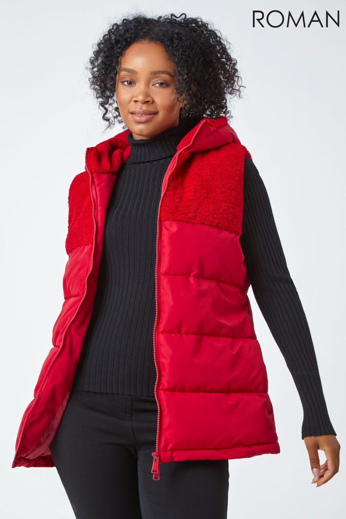 Barbour red online gilet womens