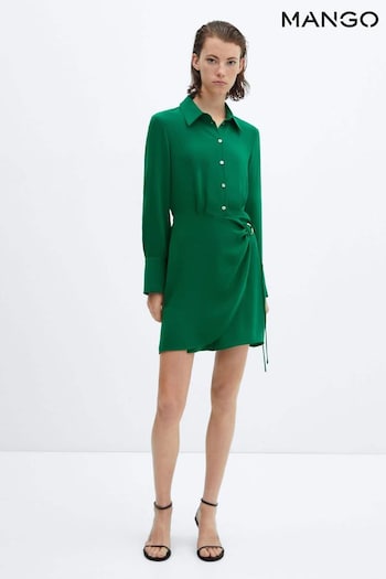Mango Bela Short Shirt Dress with Buckle (N13017) | £50