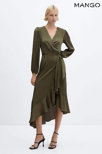 Mango Green Positano Dress (N13023) | £80