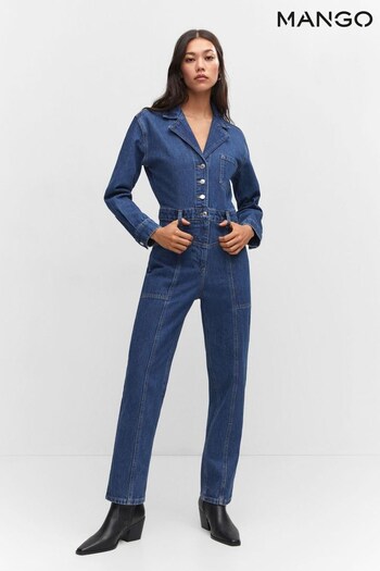 Mango Blue Susan One-Piece Suit (N13026) | £60