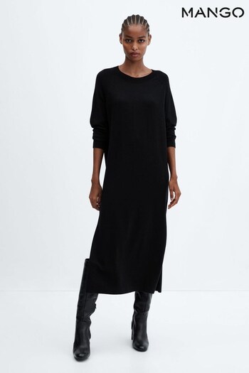 Mango Knitted Black dress (N13028) | £36