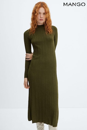 Mango Ribbed Knitted dress (N13055) | £36