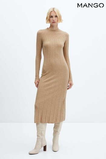 Mango Ribbed Knitted dress (N13056) | £36