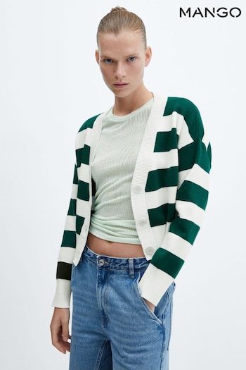 Mango Green Atram Cardigan (N13079) | £46