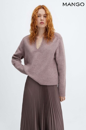 Mango Nieves White Sweater (N13092) | £36