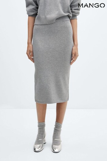 Mango Knitted Midi Skirt (N13133) | £36