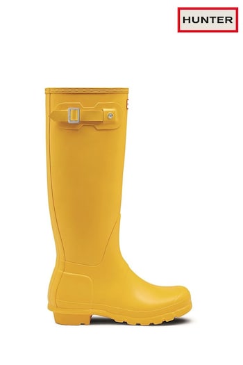 Hunter Yellow Original Tall Wellington Boots (N13223) | £135