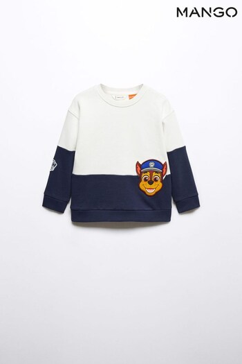 Mango Pawblock White Sweatshirt (N13241) | £20