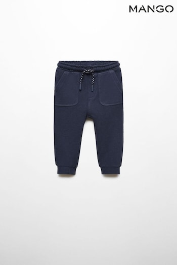 Mango Blue Denverb Trousers (N13252) | £15