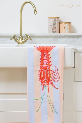 Yvonne Ellen Set of 2 Lobster Tea Towel (N13318) | £25