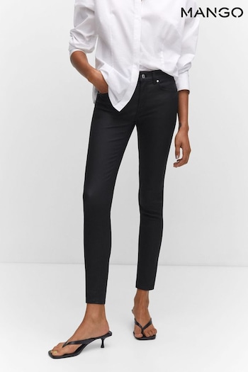 Mango Skinny Push-Up Black Jeans (N13364) | £30