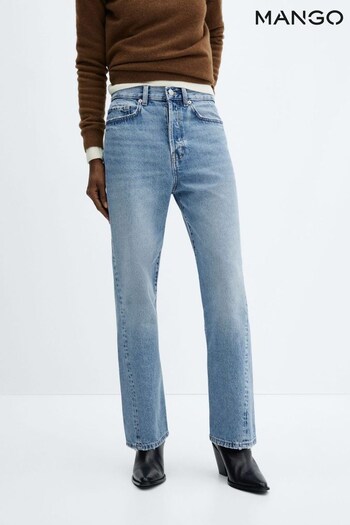 Mango Nicole Straight Jeans TOMMY with Forward Seams (N13368) | £36