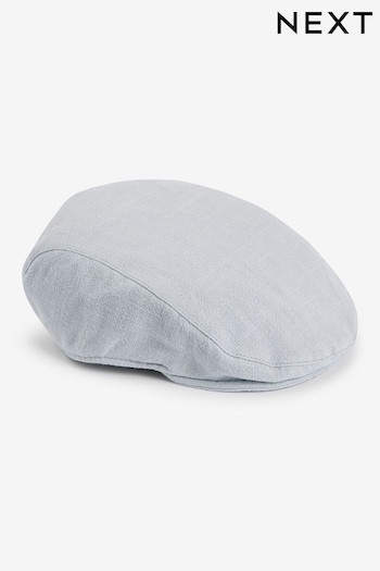 Grey Baby Flat Cap (0mths-2yrs) (N13372) | £6