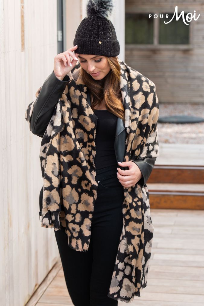 Women s Animal Print Scarves Leopard Print Scarves Next UK