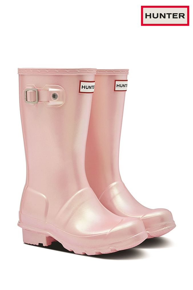 Pink hunter clearance wellies size 7