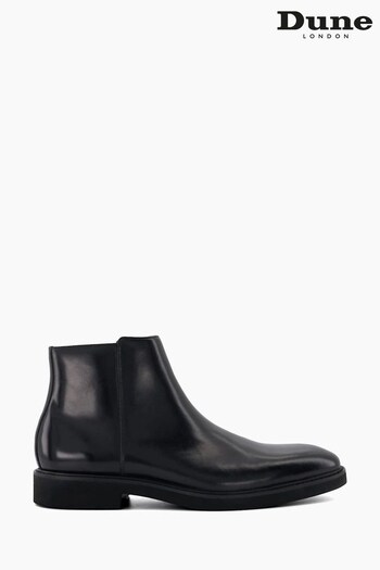 Dune London Mccoy Chunky Sole Shiloh Black Shoes (N13475) | £150