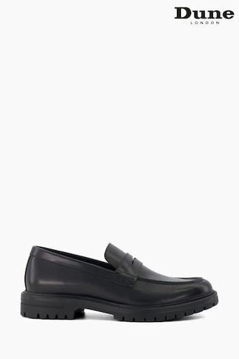 Dune London Banking Cleated Sole Penny Loafers (N13481) | £130