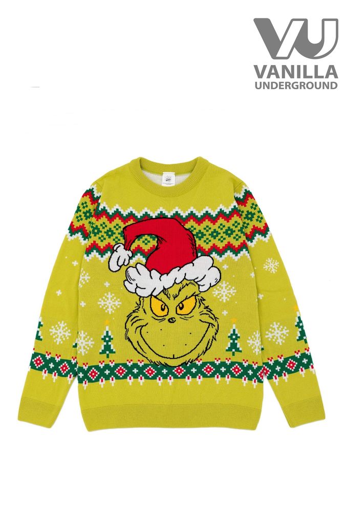 Buy Men s Print Christmas Sweater Jumpers Online Next UK