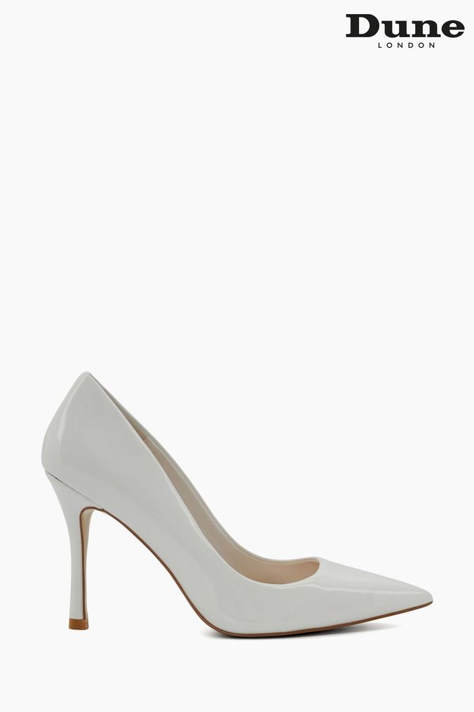 Dune white heels store