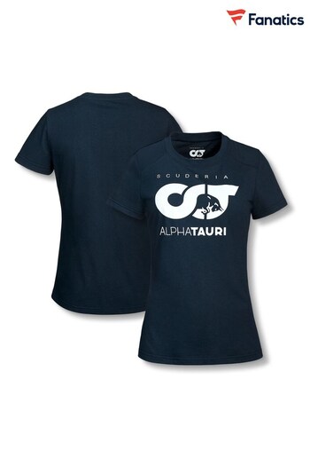 Fanatics Blue Scuderia AlphaTauri Team T-Shirt Womens (N13563) | £35