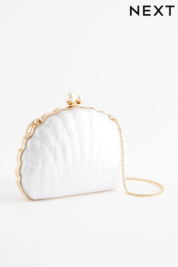White Clutch Bags White Pouch Next UK