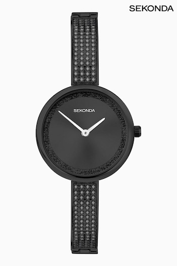 Sekonda Aurora Black Alloy Bracelet Watch (N13659) | £85