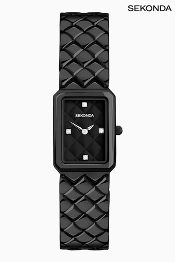 Sekonda Lunar Black Alloy Bracelet Watch (N13661) | £80