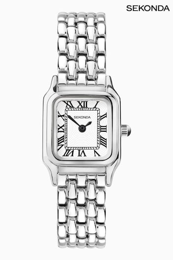 Sekonda Ladies Quinn Silver Alloy Bracelet White Watch (N13676) | £50