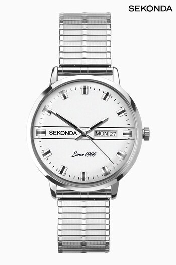 Sekonda Mens Originals Silver Case & Stainless Steel Bracelet with Silver Dial Watch (N13725) | £80