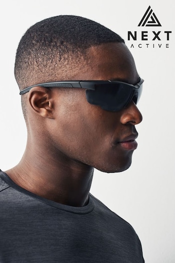 Black Sport Polarised Sunglasses (N13771) | £16