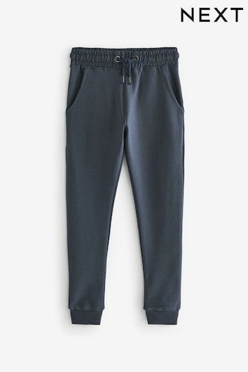 Navy Blue Longer Length Skinny Fit Joggers (3-16yrs) (N13806) | £10 - £15