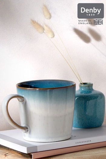 Denby Set of 2 Green Azure Haze Large Mugs (N13832) | £33