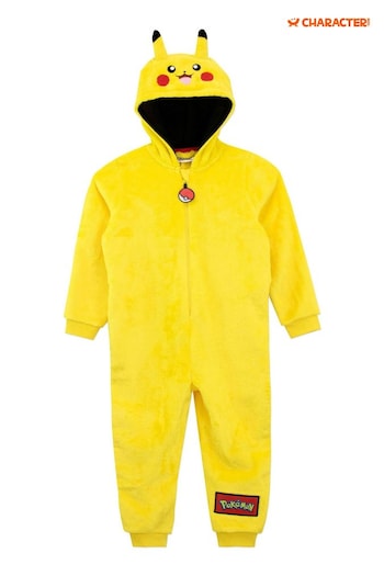 Character Yellow Pokemon Onesie Pikachu Pyjamas (N13907) | £27
