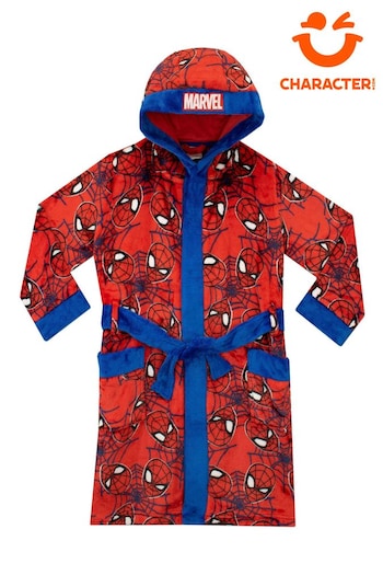 Character Red Spiderman Dressing Gown (N13917) | £23