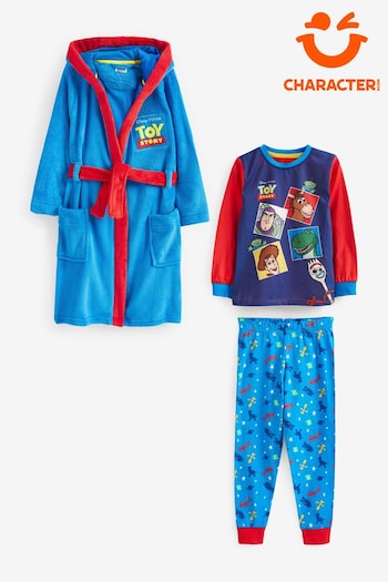 Character Blue Toy Story Dressing Gown and Pyjamas Set (N13962) | £35