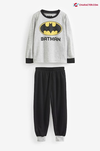 Character Grey Batman Printed Long Sleeve Pyjamas (N13984) | £19